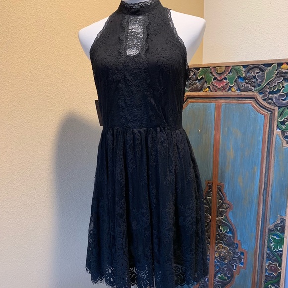 Free people black lace dress - Picture 3 of 7